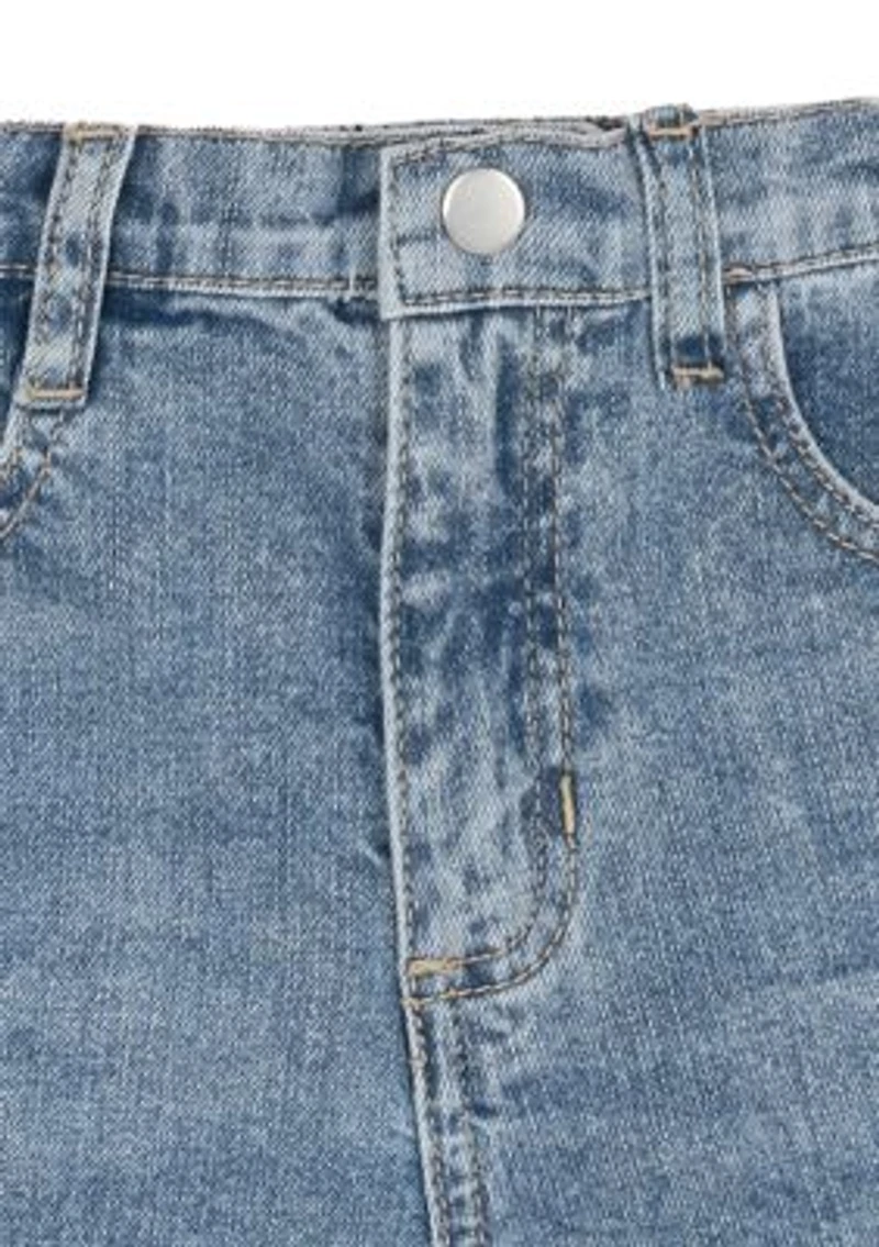 Toddler Girls Gingham Top and Shorts Set