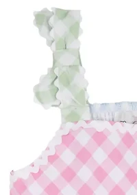 Toddler Girls Embroidered Top and Shorts Set