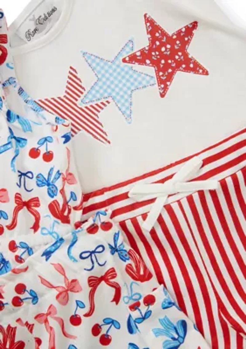 Toddler Girls 4 Piece Americana Set