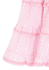 Toddler Girls Sleeveless Tiered Smocked Dress