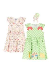 Toddler Girls Print Dress Set
