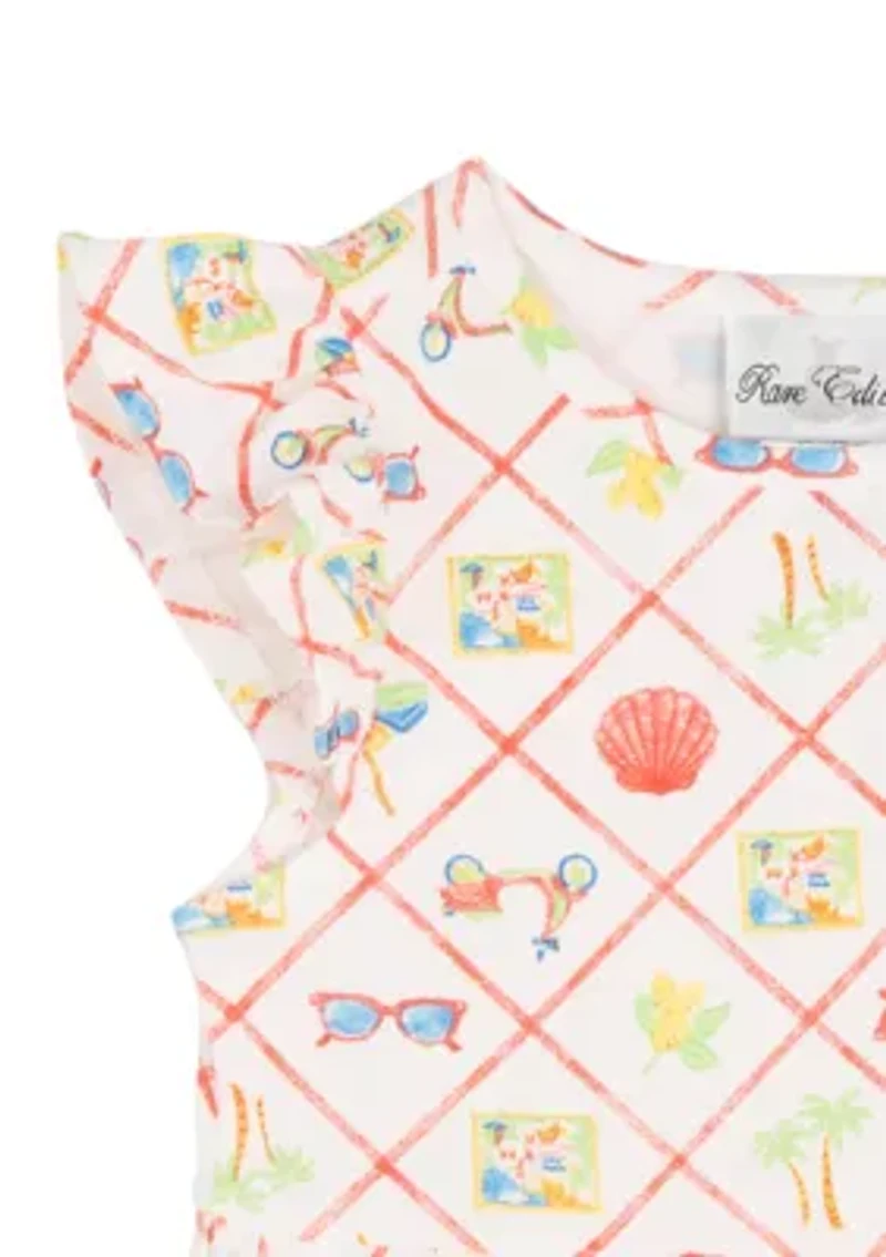 Toddler Girls Print Dress Set