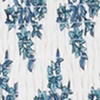 Toddler Girls Smocked Print Dress