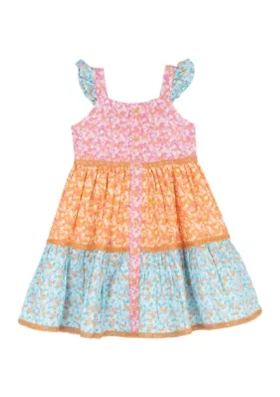 Toddler Girls Floral Tiered Dress