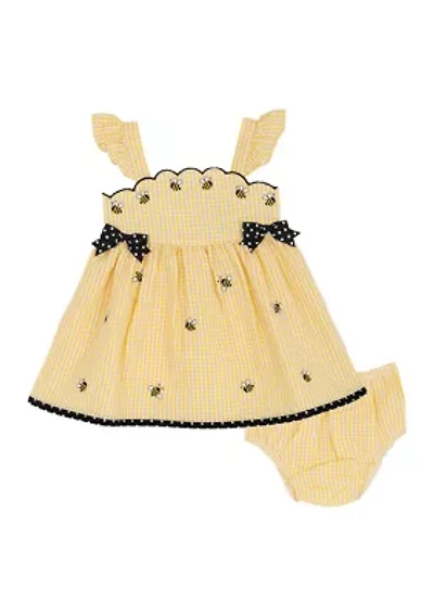 Baby Girls Tiered Seersucker Bee Dress