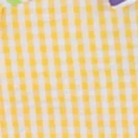 Baby Girls Butterfly Tiered Seersucker Dress