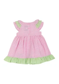 Baby Girls Daisy Appliqué Dress