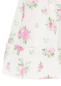 Baby Girls Sleeveless Printed Floral Dress