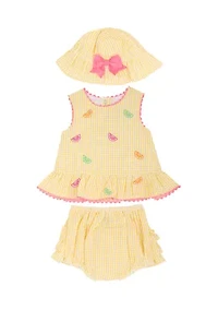 Baby Girls Lemon Dress Set
