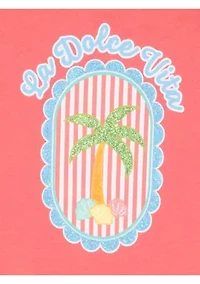 Baby Girls Summer Print Tops and Shorts Set
