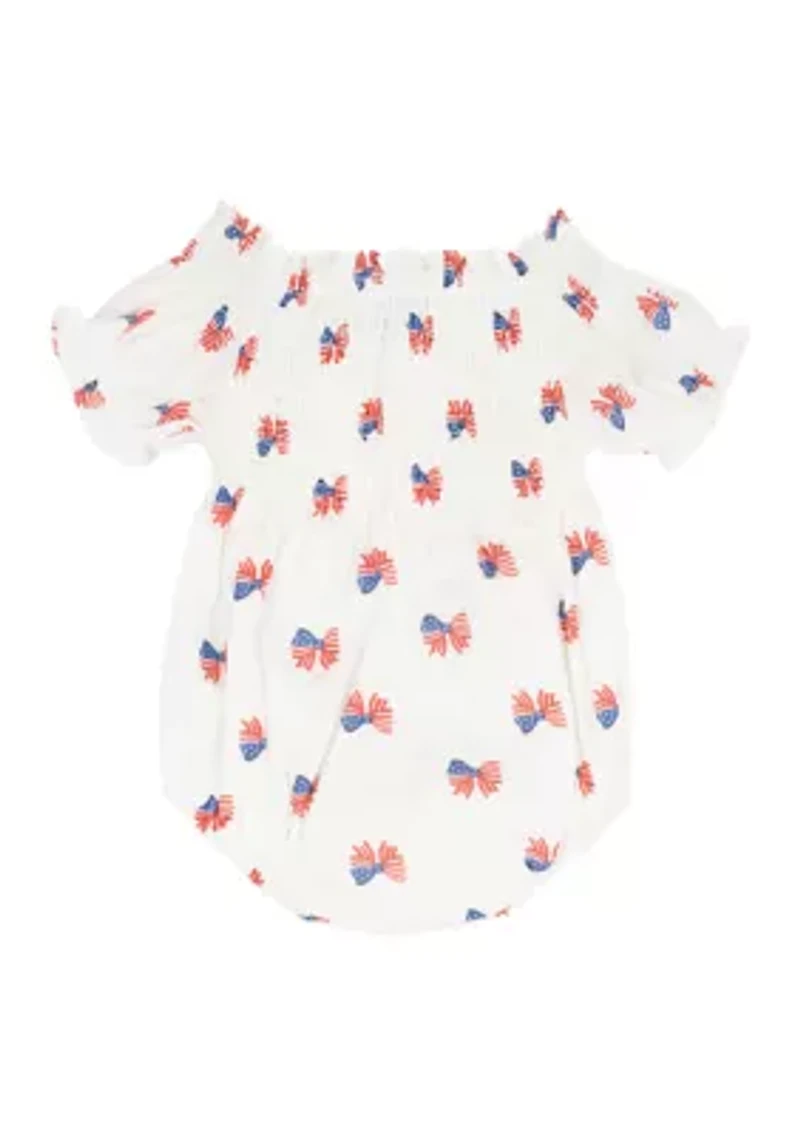 Baby Girls Americana Bubble Set
