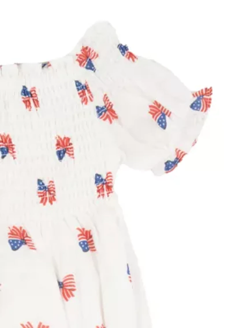 Baby Girls Americana Bubble Set