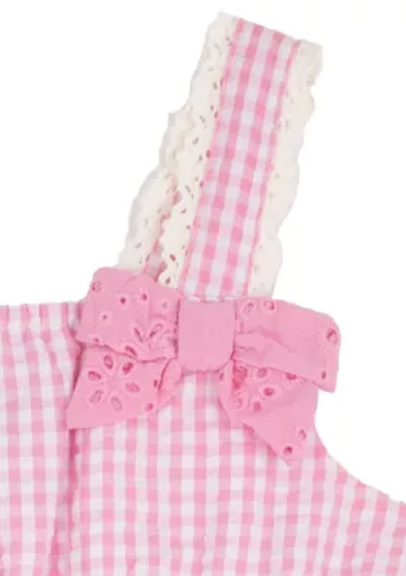 Baby Girls Gingham Bubble Dress