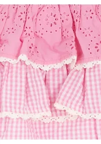 Baby Girls Gingham Bubble Dress