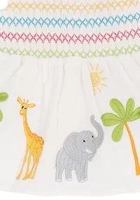 Baby Girls Animal Shorts Set