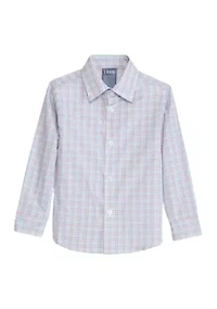 Toddler Boys Heather Poplin Vest Set with Bow Tie