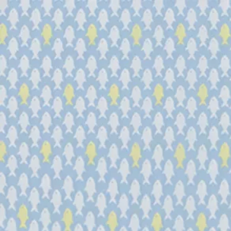 Toddler Boys Short Sleeve Fish Printed Performance Polo Shirt and Shorts Set