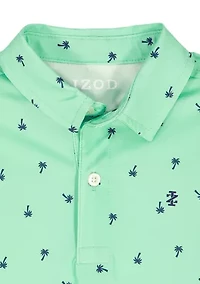 Baby Boys Palm Tree Polo Shirt and Shorts Set