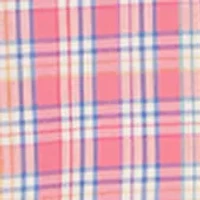 Toddler Boys 2 Piece Short Sleeve Brewster Plaid Woven Twill Set