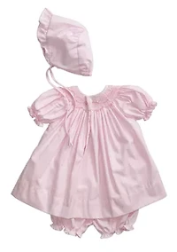 Baby Girls Smocked Gingham Dress