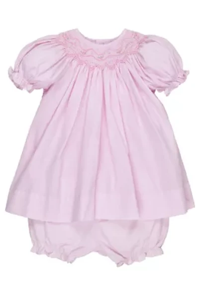 Baby Girls Smocked Gingham Dress