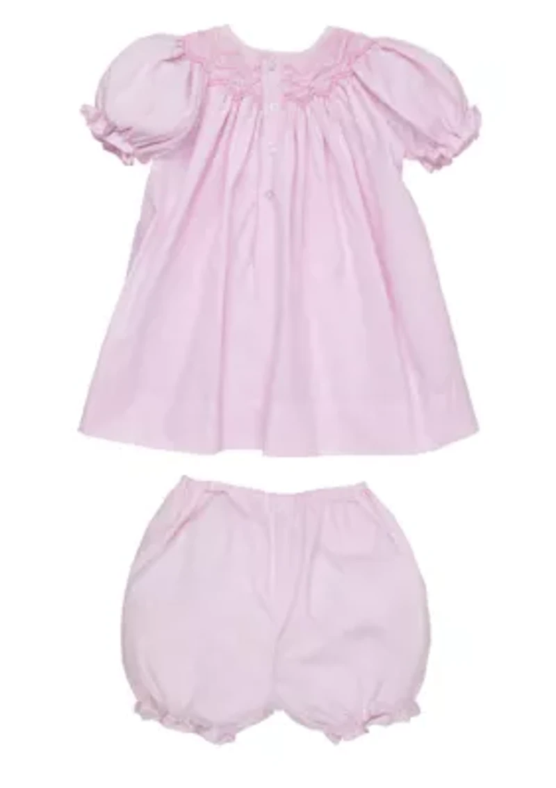 Baby Girls Smocked Gingham Dress