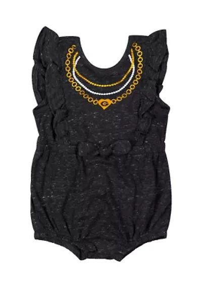 Baby Girls HBCU Grambling State Tigers Gidget Ruffle Bodysuit