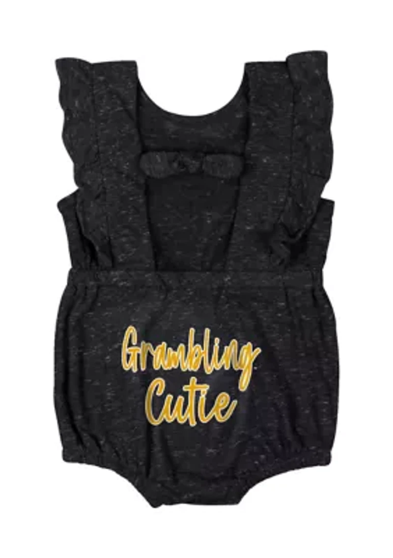 Baby Girls HBCU Grambling State Tigers Gidget Ruffle Bodysuit