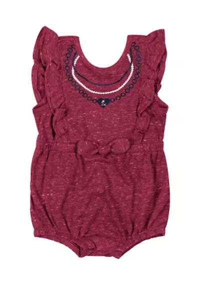 Baby Girls HBCU SC State Bulldogs Gidget Ruffle Bodysuit