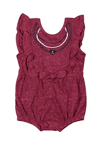 Baby Girls HBCU SC State Bulldogs Gidget Ruffle Bodysuit