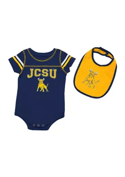 Baby Boys HBCU Johnson C Smith The Golden Bull Bodysuit and Bib Set