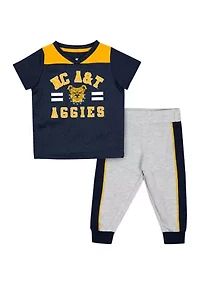 Baby Boys NCAA NC A&T Aggies Football Set