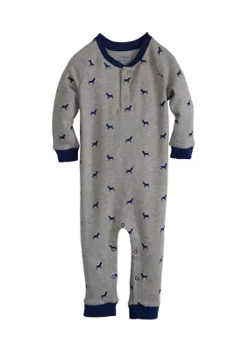 Baby Boys Henley Romper