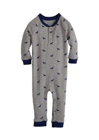 Baby Boys Henley Romper
