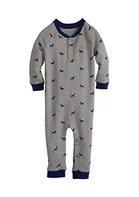 Baby Boys Henley Romper