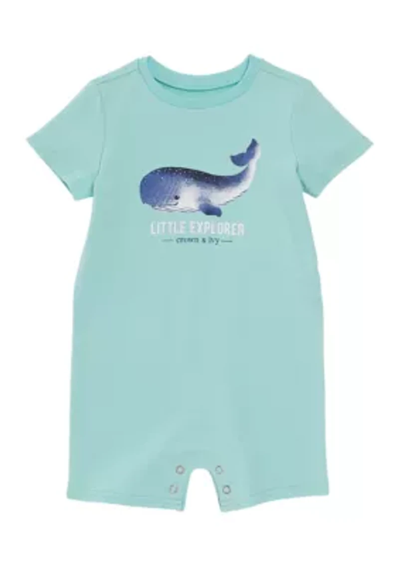 Baby Boys Knit Romper