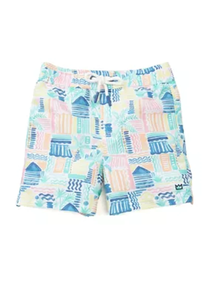 Baby Boys Rainbow Fish Rashguard Set