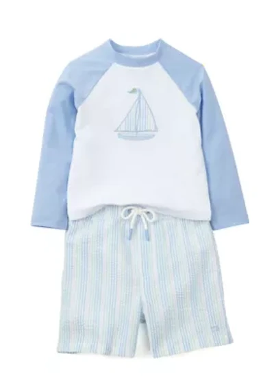 Baby Boys Sailboat Rashguard Set