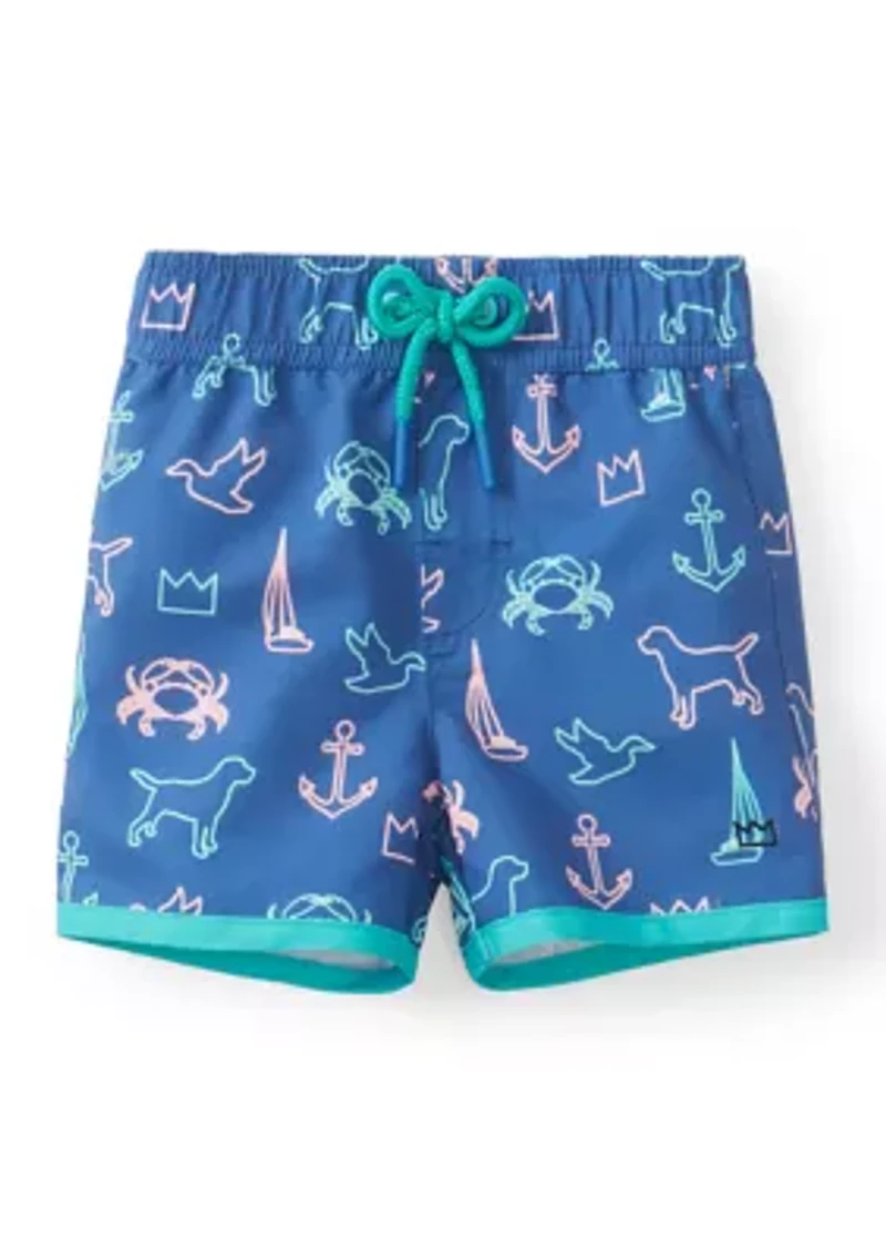 Baby Boy Rash Guard Set