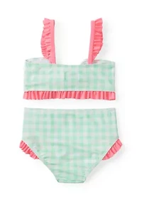 Baby Girls Bow Two Piece Swimsuit