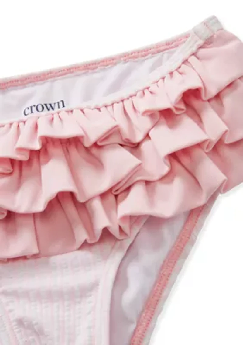 Baby Girls Rash Guard Two Piece Swim Set