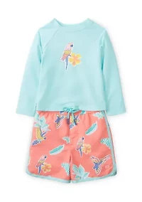 Baby Boys Long Sleeve Rash Guard Set