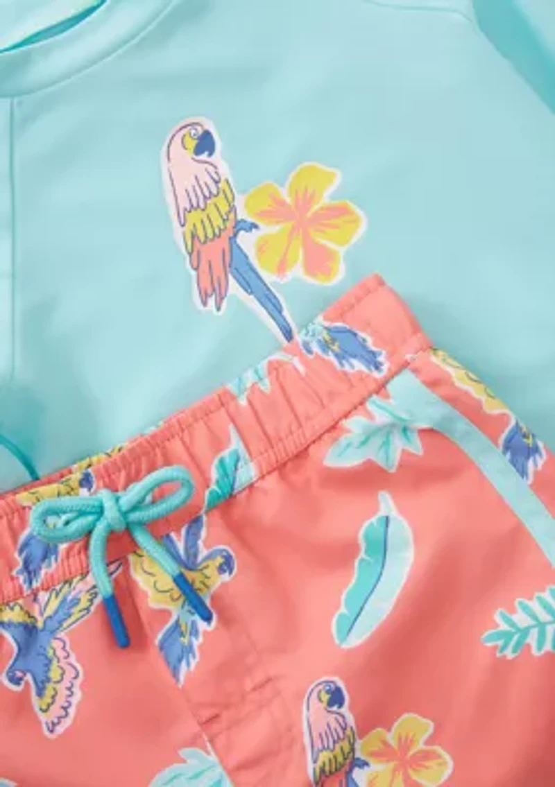 Baby Boys Long Sleeve Rash Guard Set