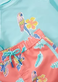 Baby Boys Long Sleeve Rash Guard Set