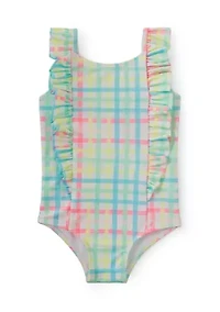 Toddler Girls Ruffle One Piece Bathing Suit