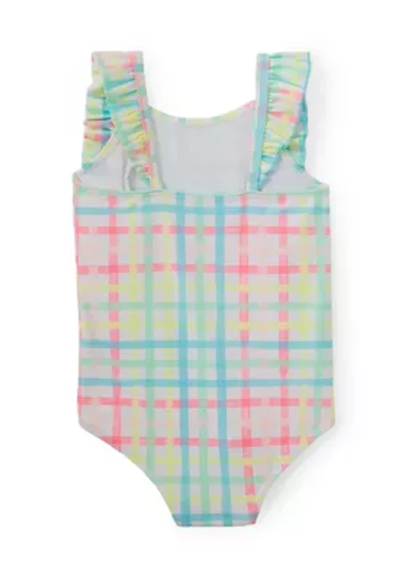 Toddler Girls Ruffle One Piece Bathing Suit