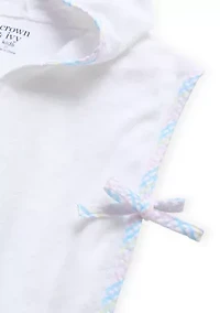 Toddler Girls Seersucker Trim Cover Up