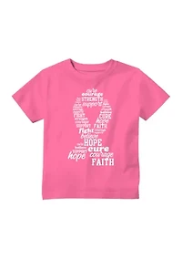 Baby Girls A Cure Worth Fighting For T-Shirt