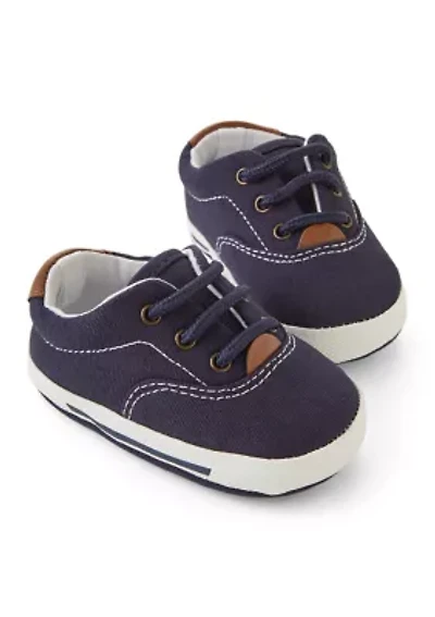 Baby Boys Navy Canvas Sneakers