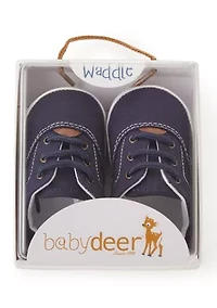 Baby Boys Navy Canvas Sneakers